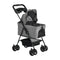 Pet Stroller Pram Removable Carrier Pushchair Foldable