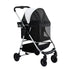 Foldable Pet Stroller Dog Cat Pram 4 Wheel Travel Carrier with Storage