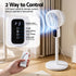 Devanti Pedestal Fan W/ Remote 3 Speed 12H Timer Height Adjustable Cooling Fan