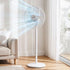 16" 5-in-1 Rechargeable Fan for Pedestal Table Floor Wall Ceiling
