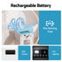 16" 5-in-1 Rechargeable Fan for Pedestal Table Floor Wall Ceiling