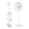 16" 5-in-1 Rechargeable Fan for Pedestal Table Floor Wall Ceiling