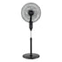 16-Inch Pedestal Fan with Remote Control, 3 Speeds, 8H Timer, Black