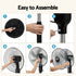 16-Inch Pedestal Fan with Remote Control, 3 Speeds, 8H Timer, Black