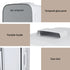 Glacio Mini Fridge Portable White Electric Cooler Warmer 12V 220V