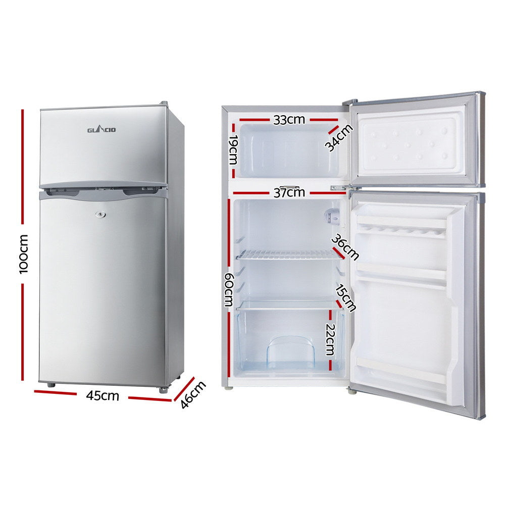 100L Portable Fridge Freezer 12V/24V/240V Camping Caravan Compressor