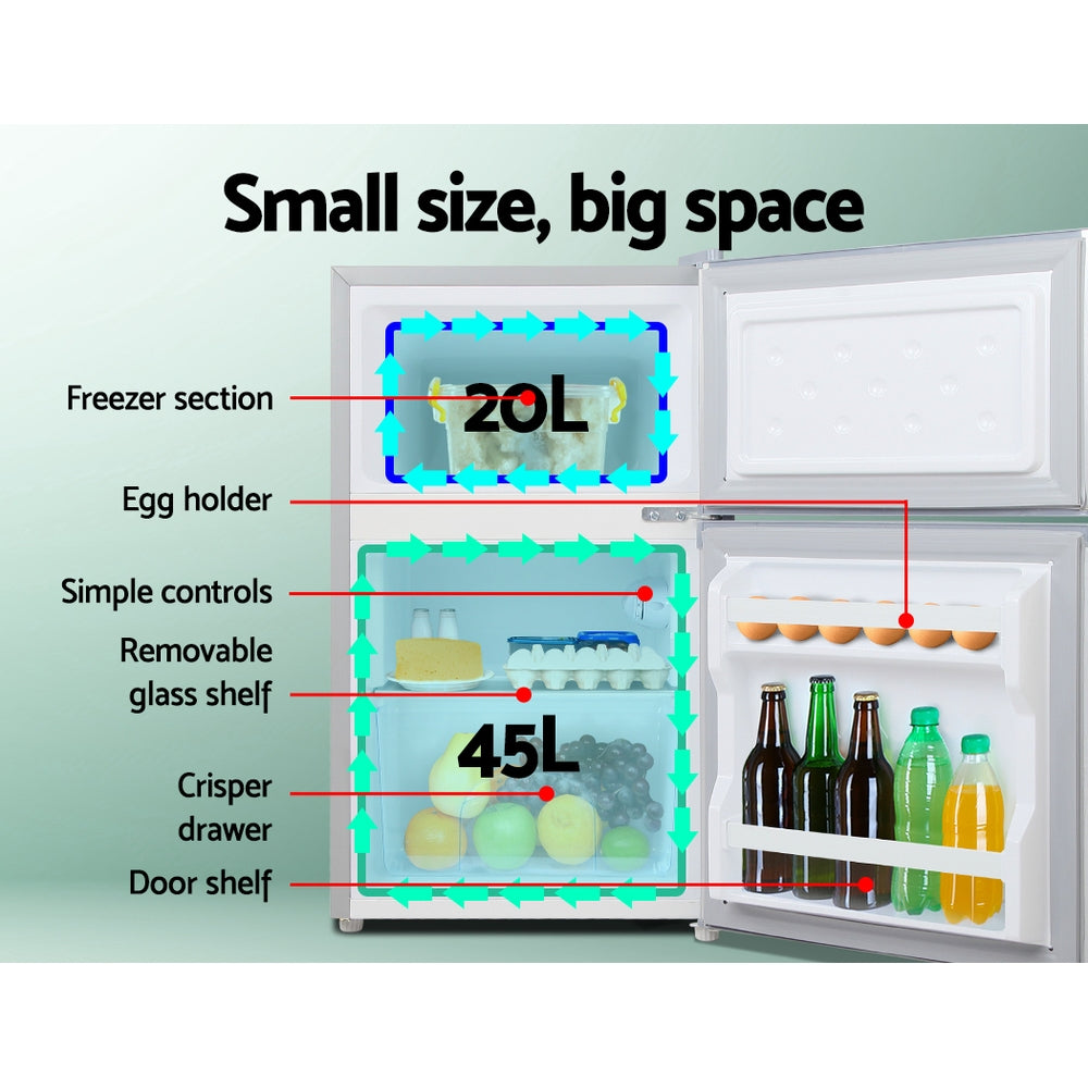 65L Portable Car Fridge Freezer 12V/24V/240V Camping Compressor Cooler