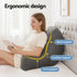 Reading Pillow Back Rest Lumbar Support Cushion Grey