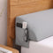 Double Bed Wedge Pillow For Headboard, Close Gap And Stop Pillows Sliding, Perfect For Dorm Or Tatami Reading, 25D Foam Mattress Gap Filler With 2 Side Pockets, Washable 110gsm Cover