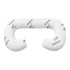 Giselle Bedding Pregnancy Pillow for Side Sleepers C-Shaped Body Pillow with Bamboo Fiber Cover, Maternity Pillow for Full Body Support, Belly and Waist Comfort