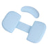 Memory Foam Pregnancy Pillow Adjustable with Concave Curve Design, Support for Back, Belly, and Hips, Blue