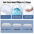 Giselle Bedding Shredded Memory Foam Pillow Adjustable Loft