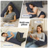V‑Shape Pillow – Boomerang Nursing & Body Support Cushion, Grey