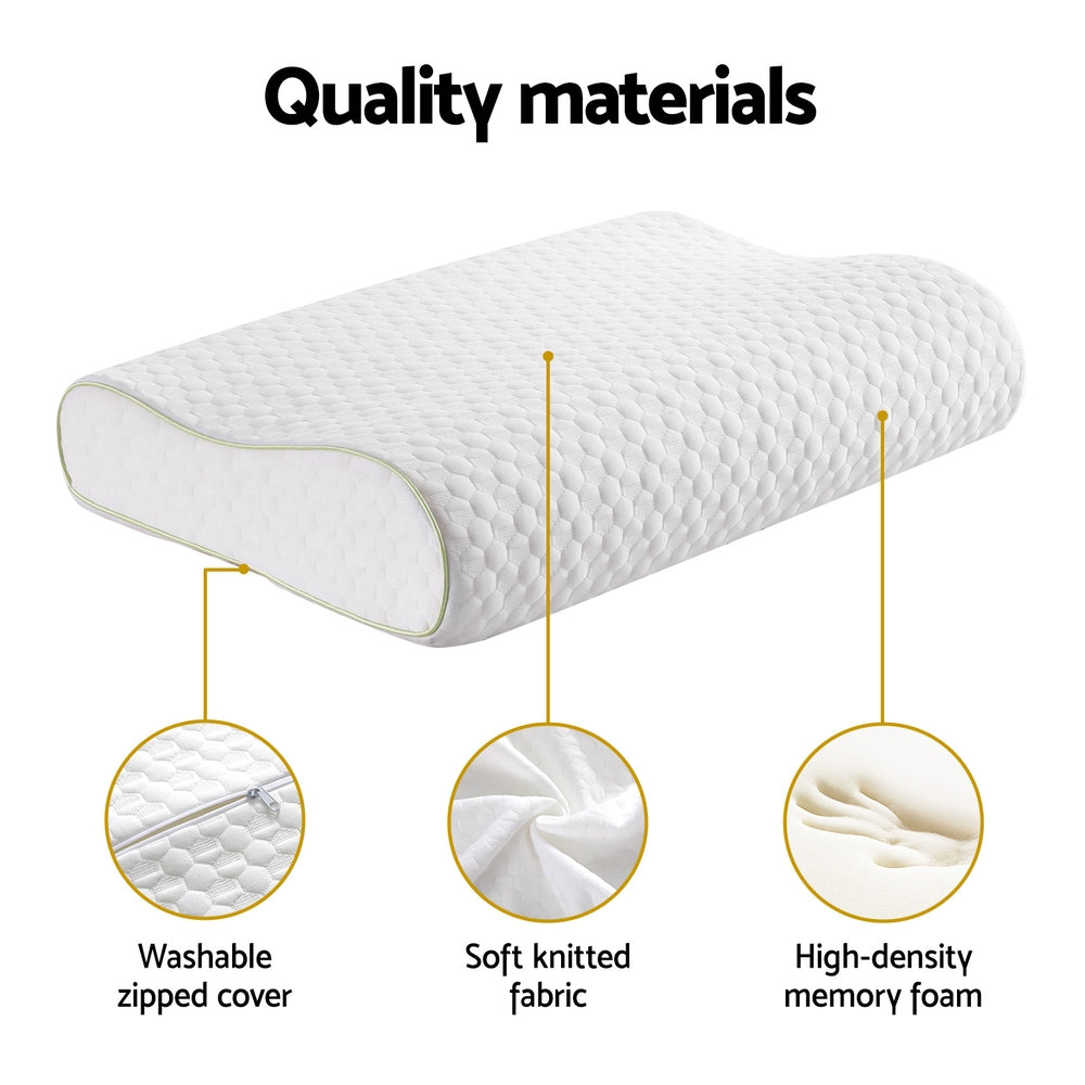 Memory Foam Pillow Contour Neck