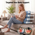 Giselle Reading Pillow for Bed, 25D Foam Wedge Backrest with Pockets, Corduroy