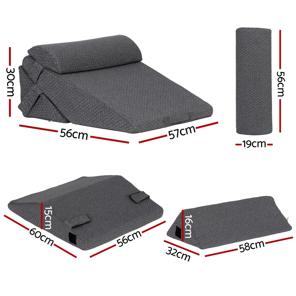 Adjustable Wedge Pillow Grey