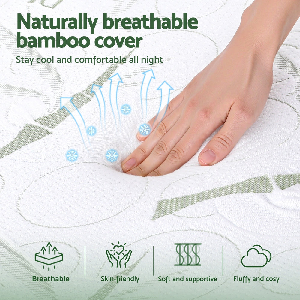 Wedge Pillow Gel Memory Foam Ergonomic Support Bamboo Cover