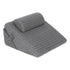 Bed Wedge Pillow for Headboard, Egg Gel Solves Night Sweats, Triangle Pillow for Reading & Sleeping, Adjustable Back & Neck Support, 30D Foam