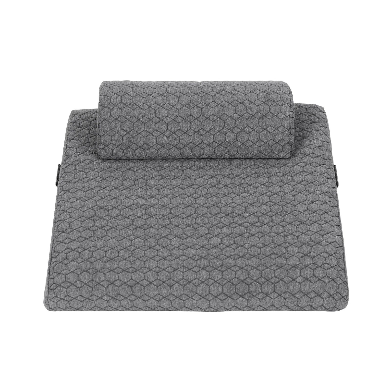 Bed Wedge Pillow for Headboard, Egg Gel Solves Night Sweats, Triangle Pillow for Reading & Sleeping, Adjustable Back & Neck Support, 30D Foam