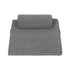 Bed Wedge Pillow for Headboard, Egg Gel Solves Night Sweats, Triangle Pillow for Reading & Sleeping, Adjustable Back & Neck Support, 30D Foam