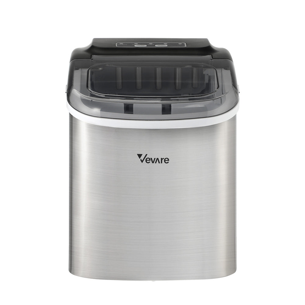 Vevare Portable Ice Maker with Ice Cube Scoop 12kg Stainless