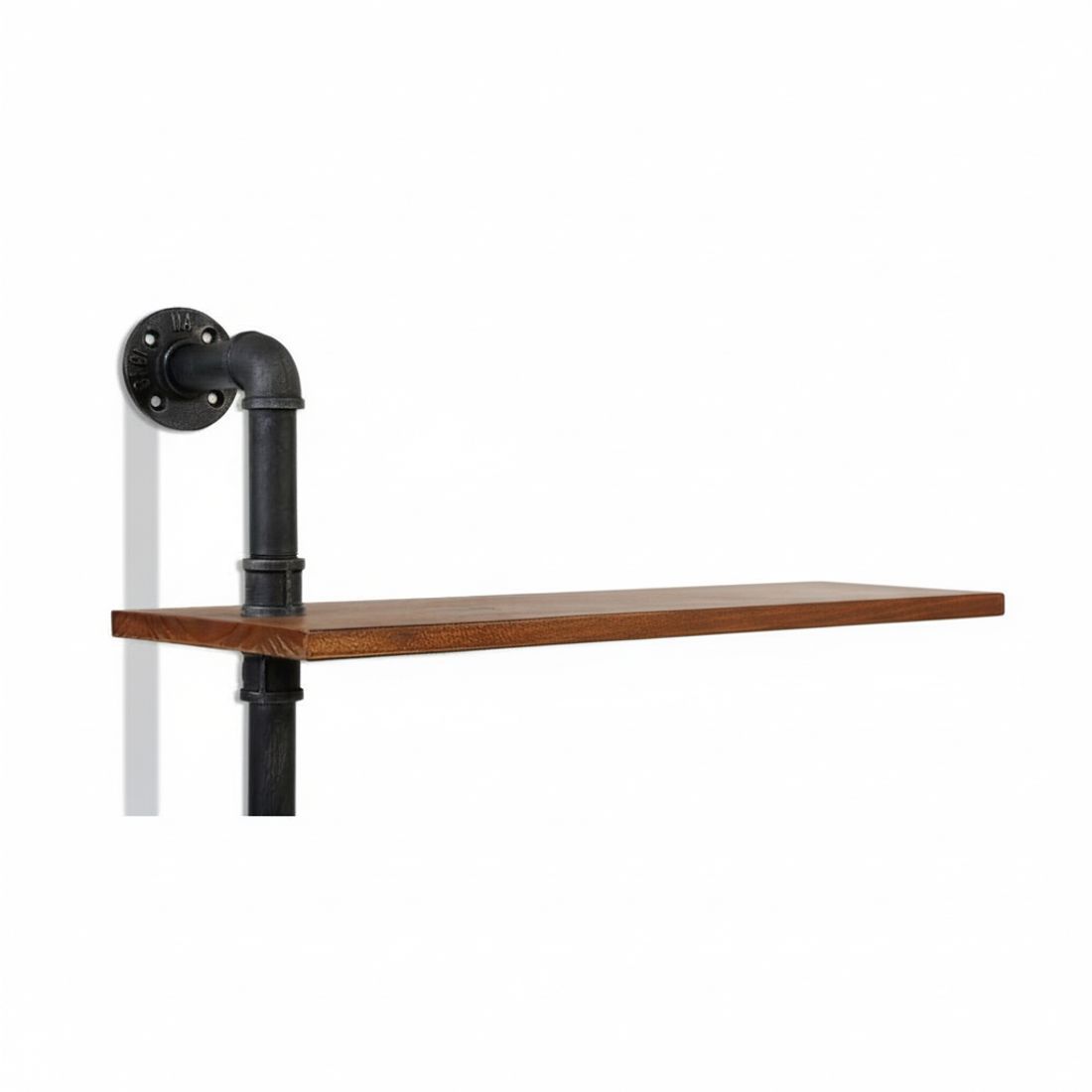 Artiss Industrial Floating Pipe Shelf 6 Tier DIY Wall Mount Rustic Wood