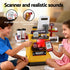 Keezi Kids Pretend Playset Supermarket Shopping Role Play Toy Cash Food 48PCS
