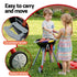 Kids Pretend Kitchen BBQ Playset Role Play Toy with charcoal Play Food Cup