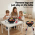 Kids Pretend Kitchen BBQ Playset Role Play Toy with charcoal Play Food Cup