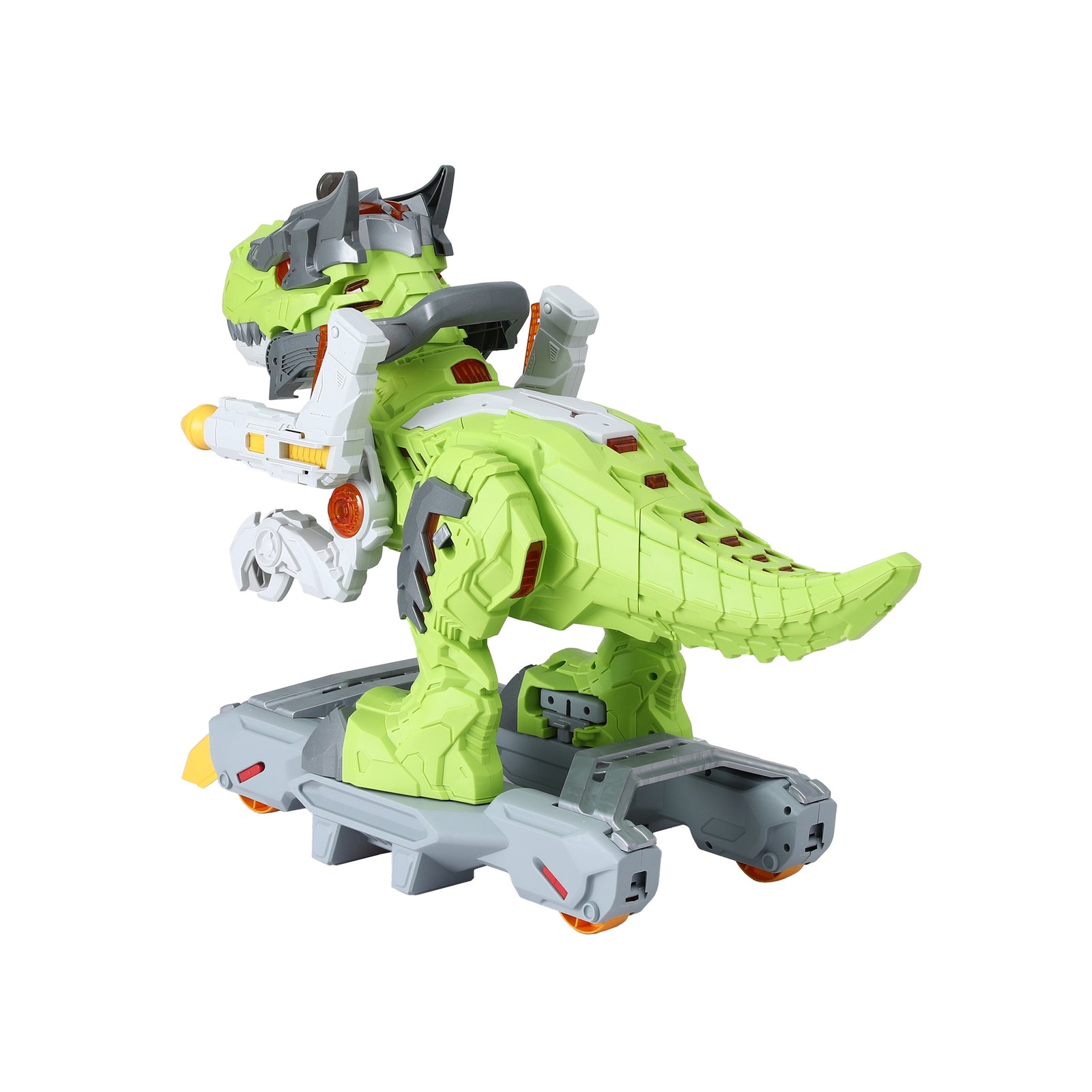 Kids Dinosaur Ride On Push Car Toy with Spray Function Indoor Outdoor Toys