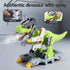 Kids Dinosaur Ride On Push Car Toy with Spray Function Indoor Outdoor Toys