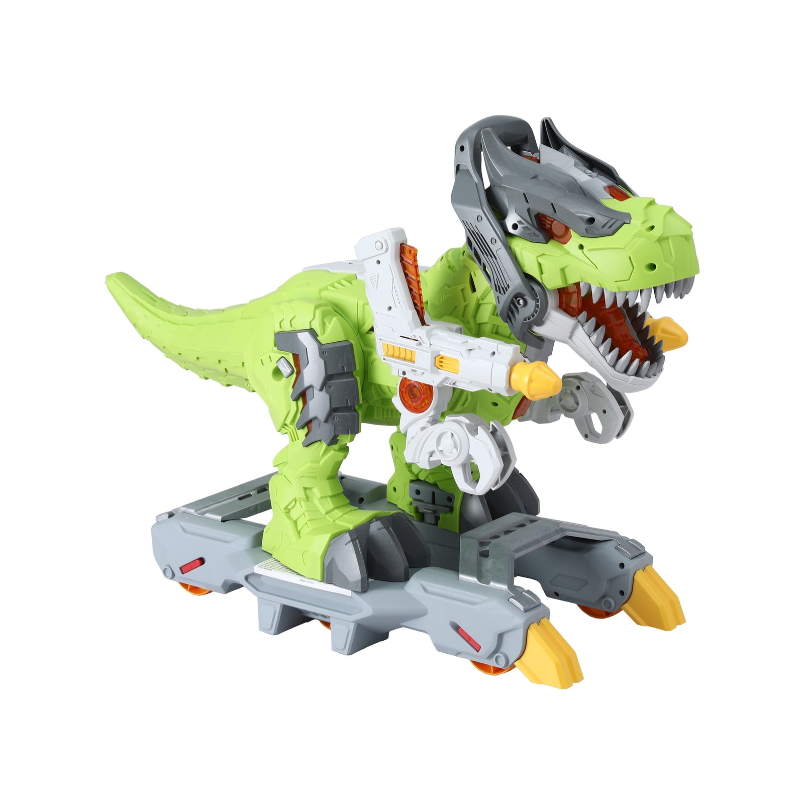 Kids Dinosaur Ride On Push Car Toy with Spray Function Indoor Outdoor Toys
