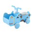 Kids Push Car – Blue Ride‑On Toy w/ Storage & Animal Stickers, 67cm