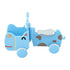 Kids Push Car – Blue Ride‑On Toy w/ Storage & Animal Stickers, 67cm