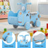 Kids Push Car – Blue Ride‑On Toy w/ Storage & Animal Stickers, 67cm