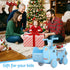 Kids Push Car – Blue Ride‑On Toy w/ Storage & Animal Stickers, 67cm