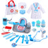 Keezi 30 Piece Kids Doctor & Dentist Play Set Pretend Medical Kit Toy Ages 3+