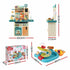 Keezi 2 Piece Kids Pretend Kitchen Playset Water Toys Fishing Game Food Play