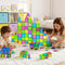 100pcs Kids Magnetic Tiles Blocks Building Educational Toys Children Gift
