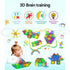 60pcs Kids Magnetic Tiles Blocks Building Educational Toys Children Gift