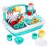 Kids Kitchen Play Set Play Pretend Sink Dishwasher Toys Green