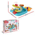 Kids Pretend Play Kitchen Sink with Faucet Floating Fishing Toys Play food