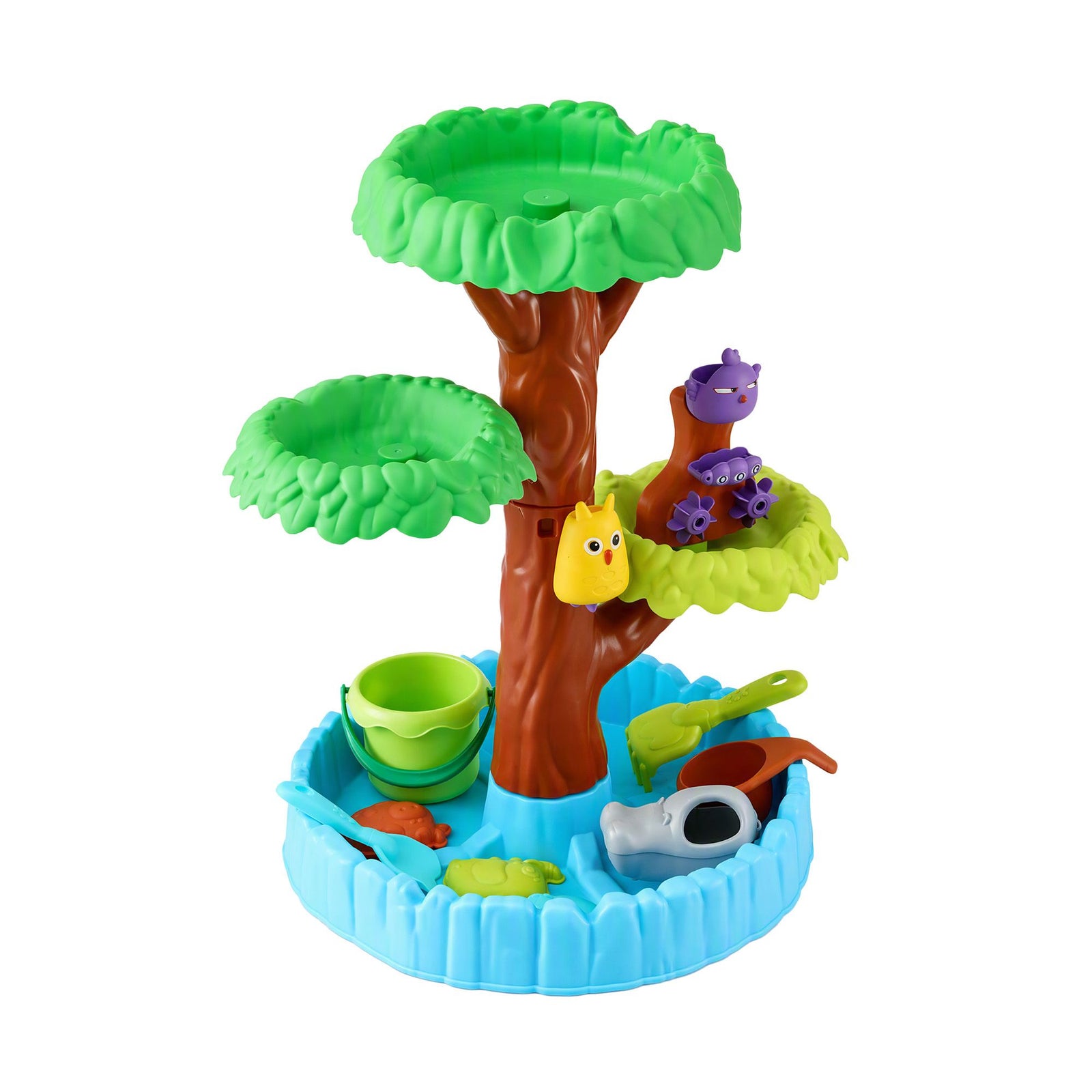 62cm Tree Water Table Kids Sandpit Toys Set with Shovels Molds for Sand Play