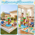 62cm Tree Water Table Kids Sandpit Toys Set with Shovels Molds for Sand Play