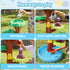62cm Tree Water Table Kids Sandpit Toys Set with Shovels Molds for Sand Play