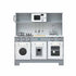 Keezi Wooden Play Kitchen Pretend Kitchen 82cm Kids Toy Food Set Grey