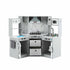 Keezi 112cm Wooden Pretend Kitchen Playset Kids Toy Sink Stove Grey