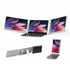 Triple Portable Monitor Laptop Screen Extender 15.6" Dual Display FHD IPS