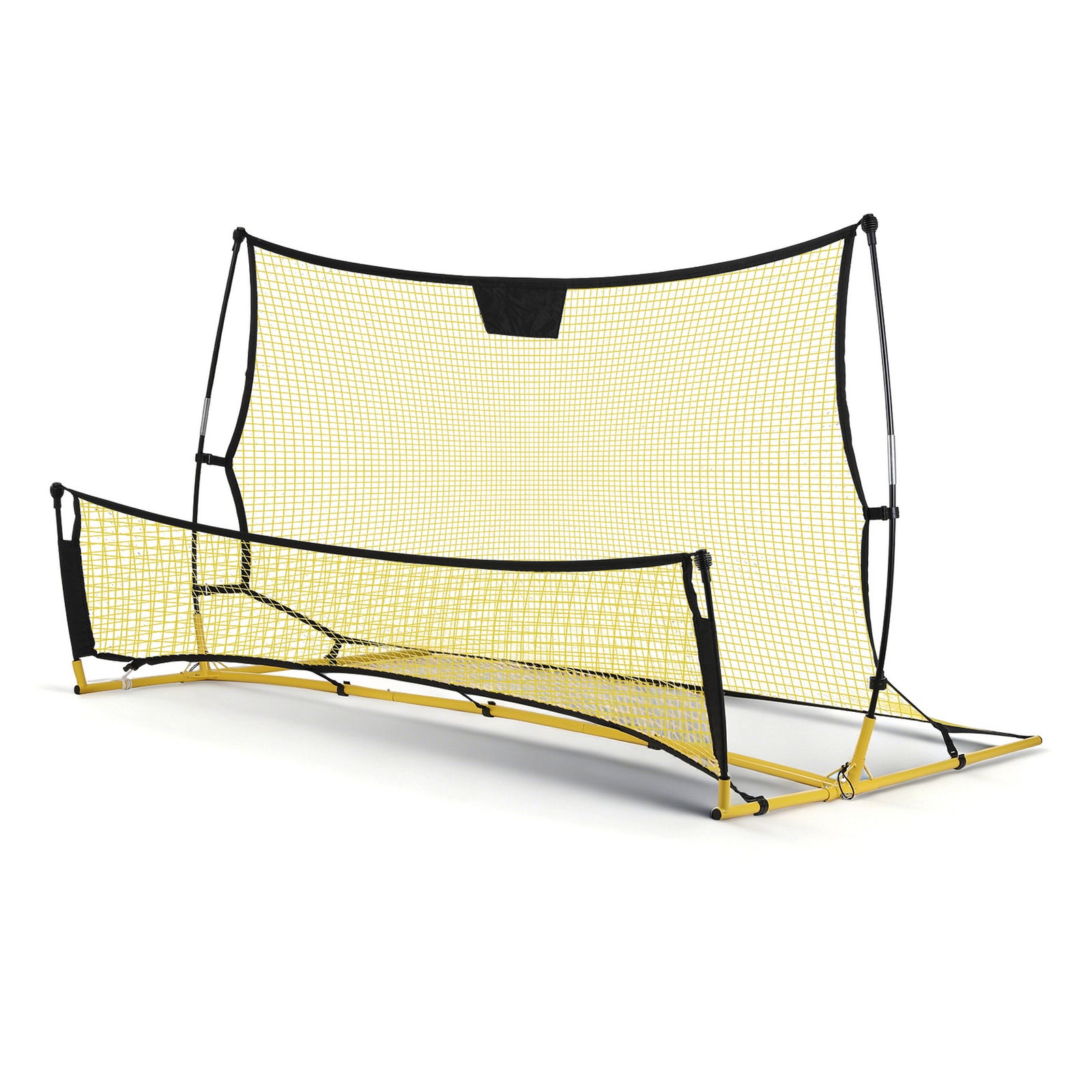 2.1m Football Soccer Net Portable Goal Net Rebounder Sports Training Yellow
