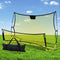 2.1m Football Soccer Net Portable Goal Net Rebounder Sports Training Yellow